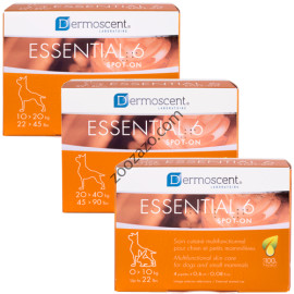 Essential 6® spot-on – Дерматологична грижа за кучета, котки и гризачи 